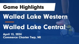 Walled Lake Western  vs Walled Lake Central  Game Highlights - April 13, 2024