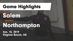 Salem  vs Northampton Game Highlights - Jan. 15, 2019