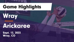 Wray  vs Arickaree  Game Highlights - Sept. 12, 2023