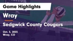 Wray  vs Sedgwick County Cougars Game Highlights - Oct. 3, 2023