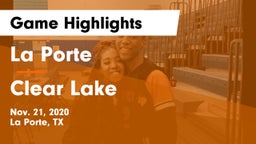 La Porte  vs Clear Lake  Game Highlights - Nov. 21, 2020