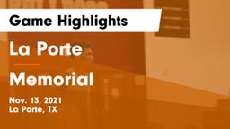 La Porte  vs Memorial  Game Highlights - Nov. 13, 2021