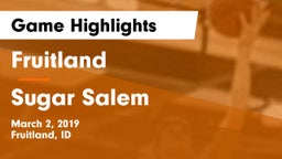 Fruitland  vs Sugar Salem Game Highlights - March 2, 2019
