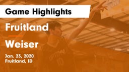 Fruitland  vs Weiser  Game Highlights - Jan. 23, 2020