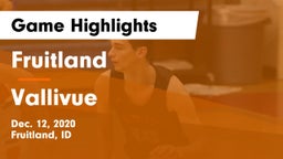 Fruitland  vs Vallivue  Game Highlights - Dec. 12, 2020