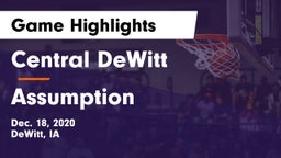 Central DeWitt vs Assumption  Game Highlights - Dec. 18, 2020