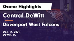 Central DeWitt vs Davenport West Falcons Game Highlights - Dec. 14, 2021