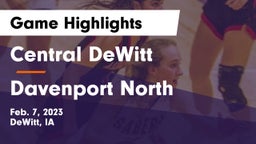 Central DeWitt  vs Davenport North  Game Highlights - Feb. 7, 2023