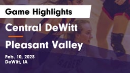 Central DeWitt  vs Pleasant Valley  Game Highlights - Feb. 10, 2023