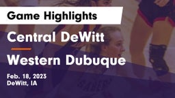 Central DeWitt  vs Western Dubuque  Game Highlights - Feb. 18, 2023