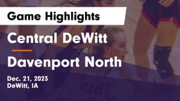 Central DeWitt  vs Davenport North Game Highlights - Dec. 21, 2023