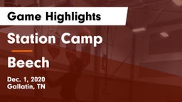 Station Camp vs Beech  Game Highlights - Dec. 1, 2020