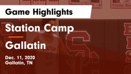 Station Camp vs Gallatin  Game Highlights - Dec. 11, 2020