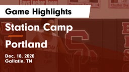 Station Camp vs Portland  Game Highlights - Dec. 18, 2020