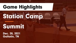 Station Camp  vs Summit  Game Highlights - Dec. 28, 2021