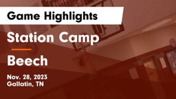 Station Camp  vs Beech  Game Highlights - Nov. 28, 2023