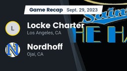 Recap: Locke Charter  vs. Nordhoff  2023