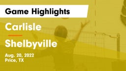 Carlisle  vs Shelbyville  Game Highlights - Aug. 20, 2022