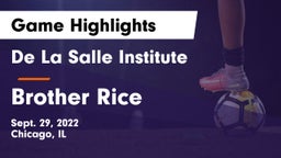 De La Salle Institute vs Brother Rice  Game Highlights - Sept. 29, 2022