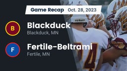 Recap: Blackduck  vs. Fertile-Beltrami  2023