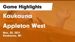Kaukauna  vs Appleton West  Game Highlights - Nov. 30, 2021