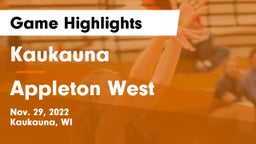 Kaukauna  vs Appleton West  Game Highlights - Nov. 29, 2022