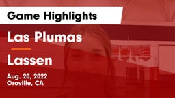 Las Plumas  vs Lassen  Game Highlights - Aug. 20, 2022