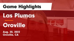 Las Plumas  vs Oroville Game Highlights - Aug. 20, 2022