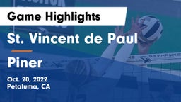 St. Vincent de Paul vs Piner Game Highlights - Oct. 20, 2022