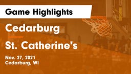 Cedarburg  vs St. Catherine's  Game Highlights - Nov. 27, 2021