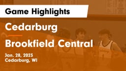 Cedarburg  vs Brookfield Central  Game Highlights - Jan. 28, 2023