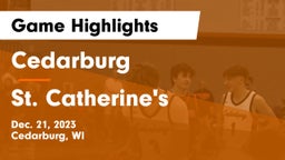 Cedarburg  vs St. Catherine's  Game Highlights - Dec. 21, 2023