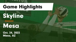 Skyline  vs Mesa  Game Highlights - Oct. 24, 2022
