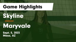 Skyline  vs Maryvale  Game Highlights - Sept. 5, 2023