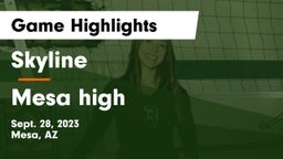 Skyline  vs Mesa high Game Highlights - Sept. 28, 2023