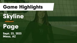Skyline  vs Page  Game Highlights - Sept. 23, 2023