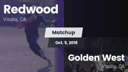 Matchup: Redwood  vs. Golden West  2018
