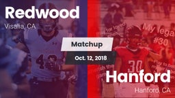 Matchup: Redwood  vs. Hanford  2018