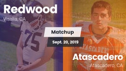 Matchup: Redwood  vs. Atascadero  2019