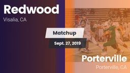 Matchup: Redwood  vs. Porterville  2019