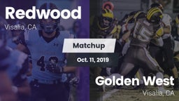 Matchup: Redwood  vs. Golden West  2019