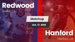 Matchup: Redwood  vs. Hanford  2019