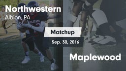Matchup: Northwestern High vs. Maplewood  2016