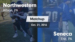 Matchup: Northwestern High vs. Seneca  2016