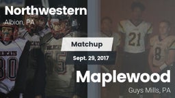 Matchup: Northwestern High vs. Maplewood  2017