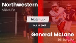 Matchup: Northwestern High vs. General McLane  2017