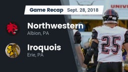 Recap: Northwestern  vs. Iroquois  2018