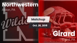 Matchup: Northwestern High vs. Girard  2018