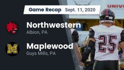 Recap: Northwestern  vs. Maplewood  2020