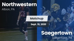 Matchup: Northwestern High vs. Saegertown  2020